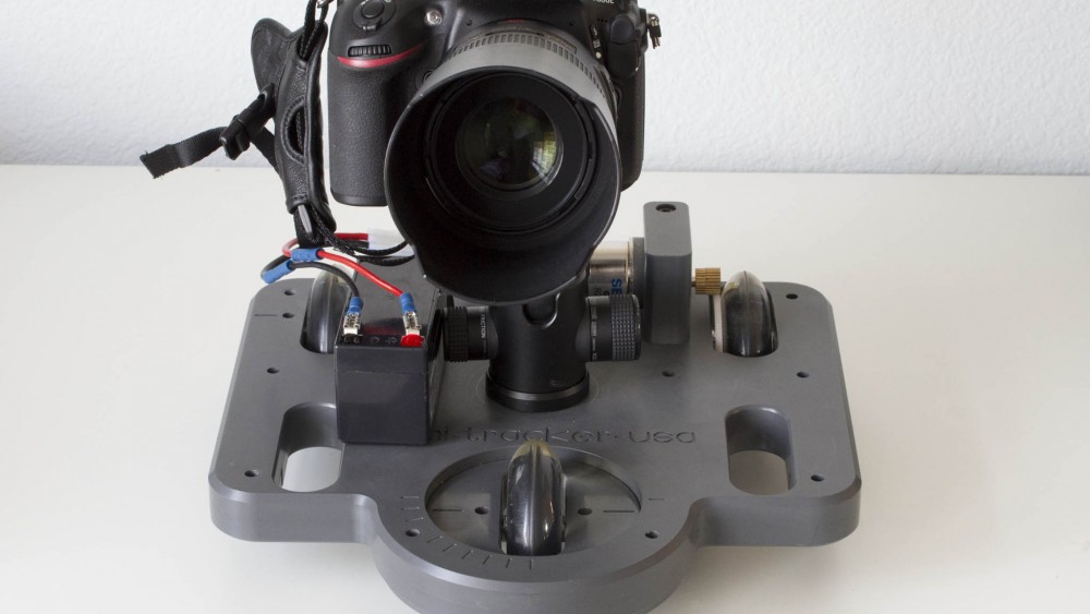 L'il Mule with ball head, camera, and battery mounted