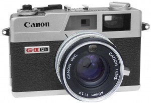 Canonet QL17 GIII. Image courtesy Alf Sigaro.