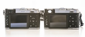 X100 on the left, X100s on the right.