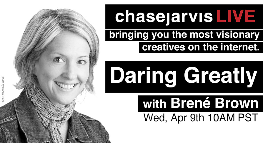 Brené Brown Chase Jarvis Live