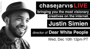 justin simien dear white people chase jarvis live