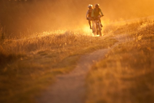 Sunset Mountain Bike Riders