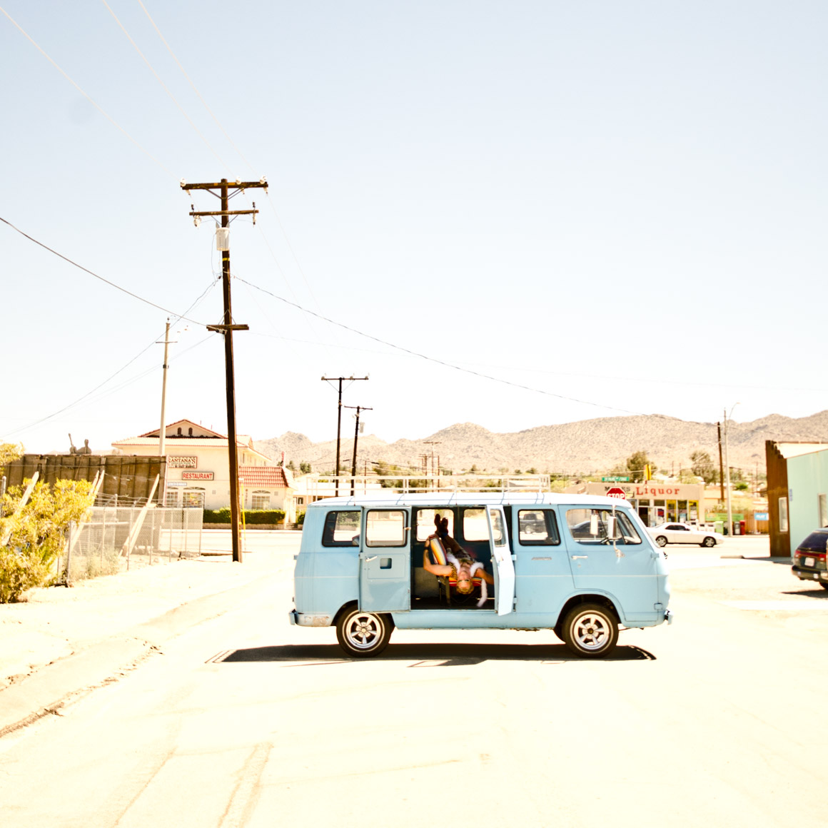 Blue Van Desert Chase Jarvis